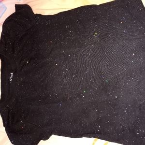 Black Glitter shirt